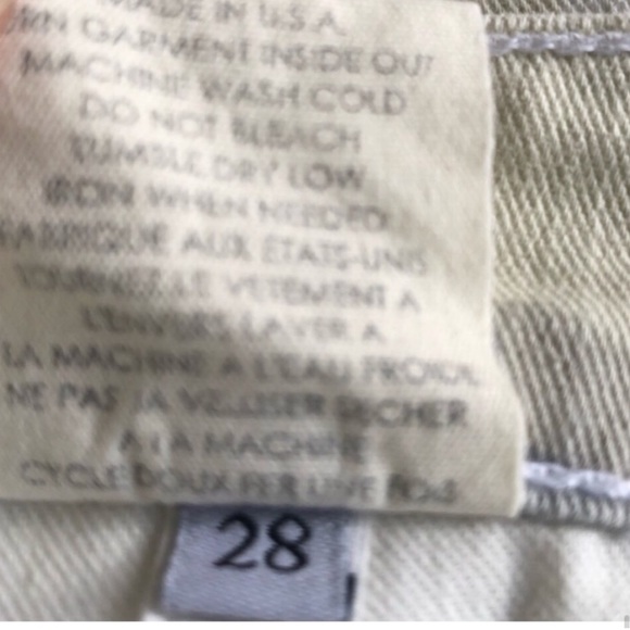 Never worn Elizabeth & James Textile skinny jeans pants white grey tan camo 28 - Picture 8 of 13